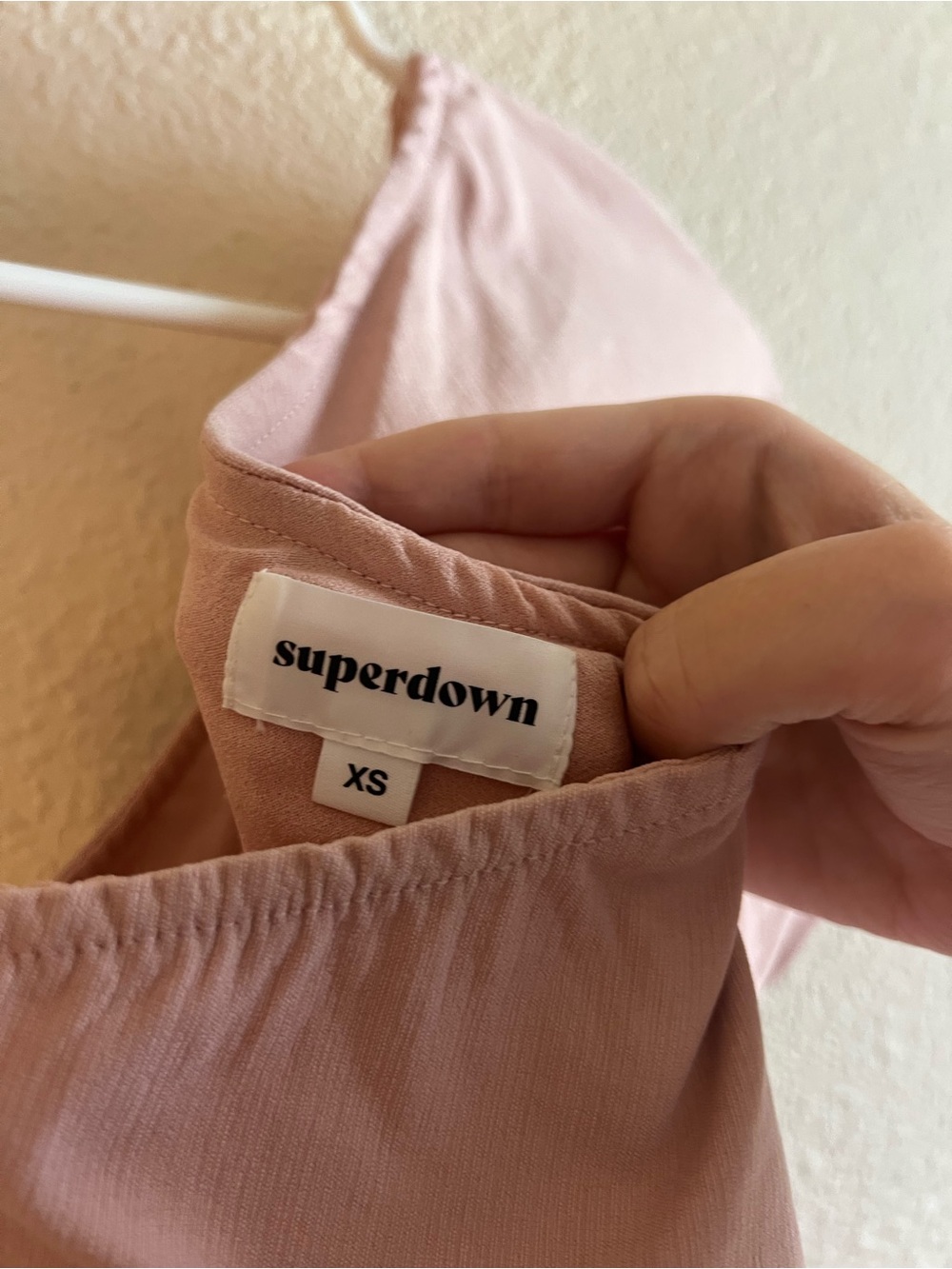 superdown One-Shoulder Light Pink Bodycon Dress - Picture 3 of 5
